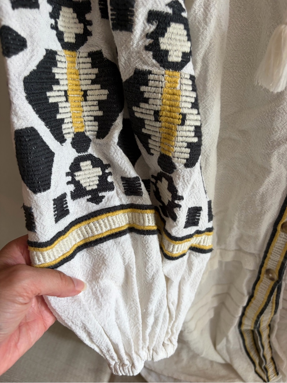 Free People | In the Clear Cotton Embroidered Tunic Dress RARE - Picture 6 of 10